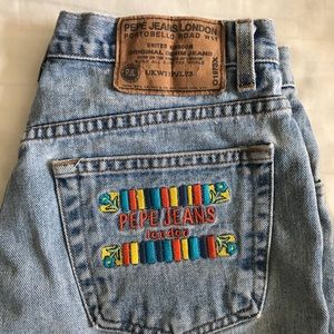 Vintage mom jean shorts